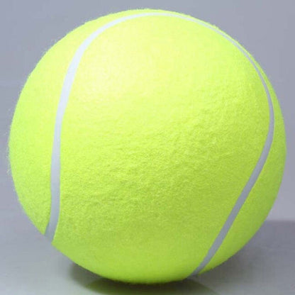 Big Signature Tennis Ball 24cm Inflatable Tennis Activity Gift Pet Toy 9.5 Inch Pet Ball Chewing Toy