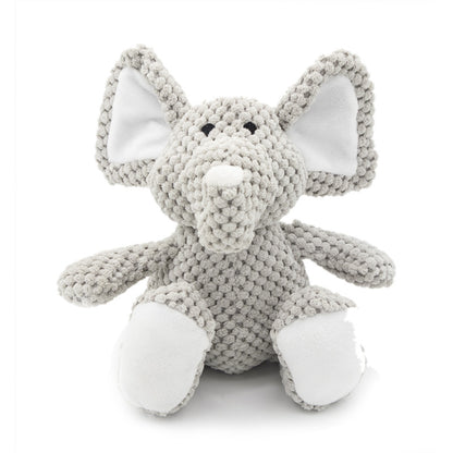 Pet Plush Toy Elephant  Voice  Multiple Doll Plush Bite Resistant Voice Dog Toy
