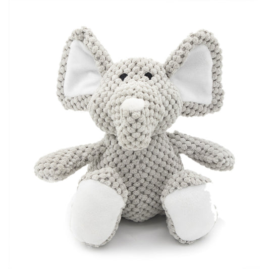 Pet Plush Toy Elephant  Voice  Multiple Doll Plush Bite Resistant Voice Dog Toy